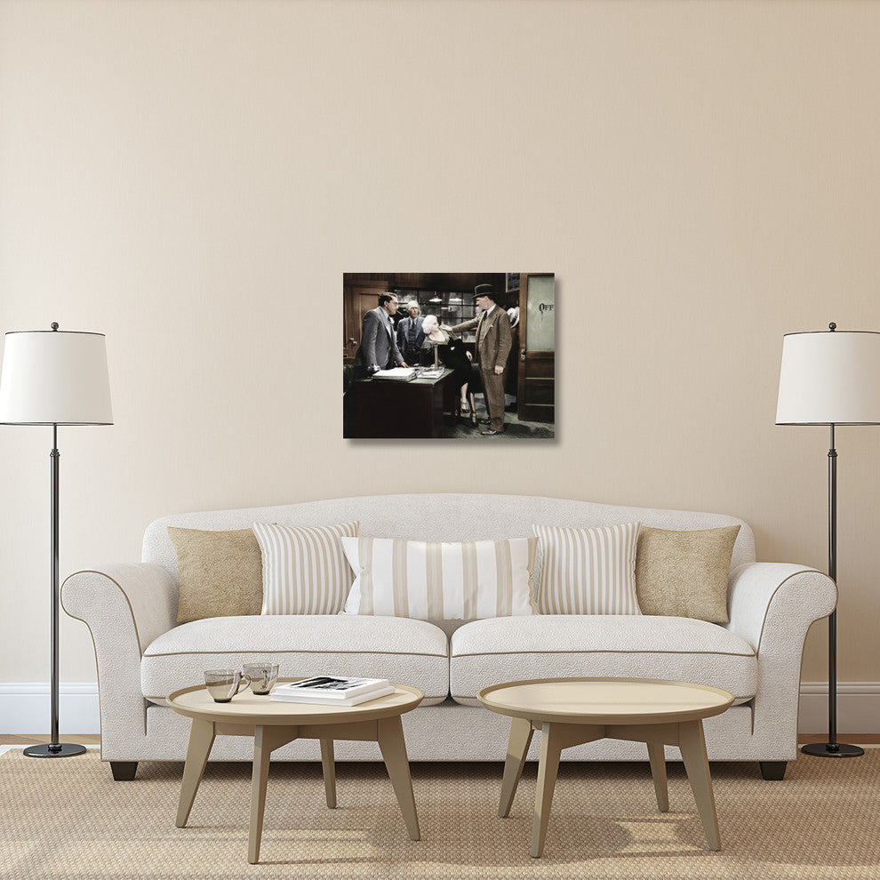 "Jean Harlow" Stretched Canvas Giclee by Hollywood Photo Archive, 36x28"