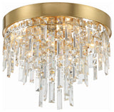 Crystorama Lighting Group WIN-213-CL-MWP Winfield 4 Light 16"W - Antique Gold