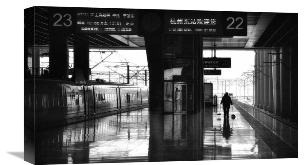 "Empty" Stretched Canvas Giclee by Angela Muliani Hartojo, 22"x13"