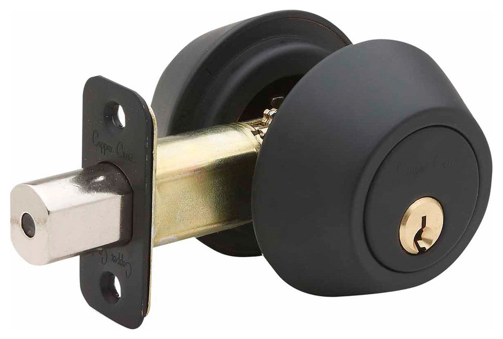 Double Cylinder Deadbolt, Black
