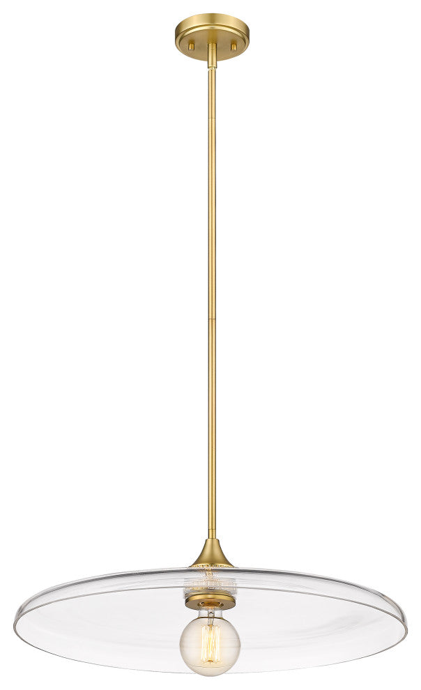 Zlite 821P24-OBR 1-Light Pendant, Clear
