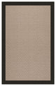Zoe-Grassy Mountain Machine Tufted Rectangle Rug, Ebony, 8''x8''