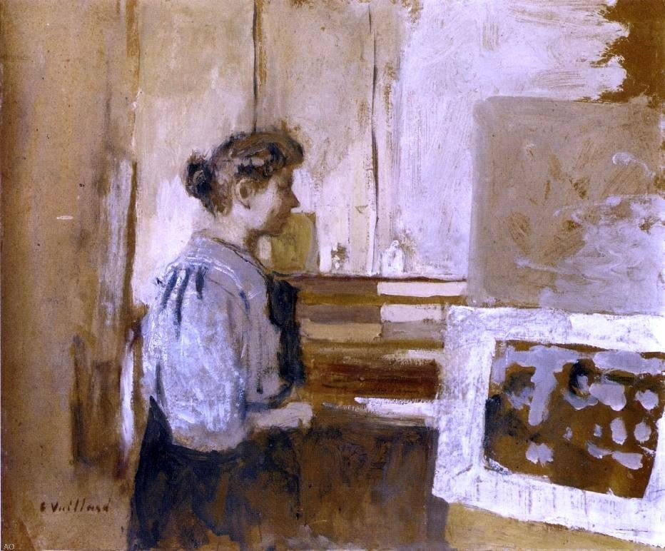 Edouard Vuillard Woman in the Studio Wall Decal