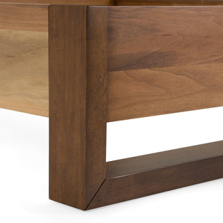 Nova Domus Berlin Modern Walnut Bed, Queen