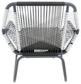 Hannah Outdoor Faux Rattan Club Chair, Set of 2