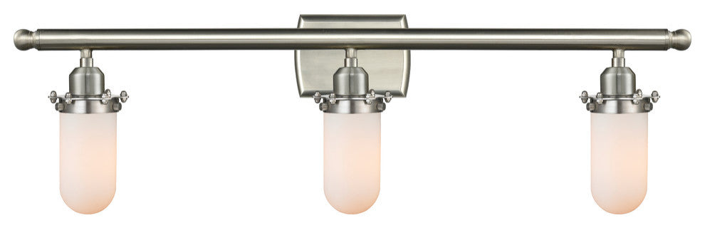 INNOVATIONS LIGHTING 516-3W-SN-232-W-LED Kingsbury 3 Light Bath Vanity Light