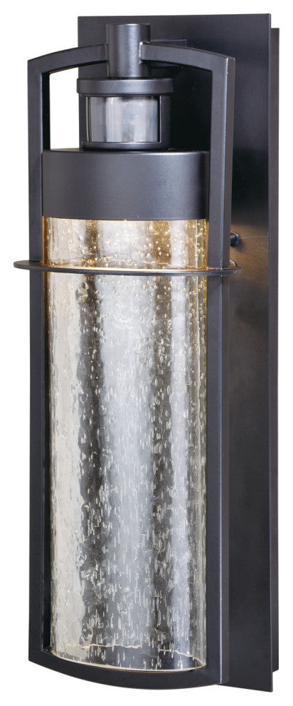 Logan Bronze LED Motion Sensor Dusk to Dawn Outdoor Wall Light, Carbon Bronze