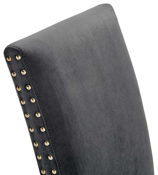 Parcel Performance Velvet Dining Side Chairs, Set of 2 Charcoal