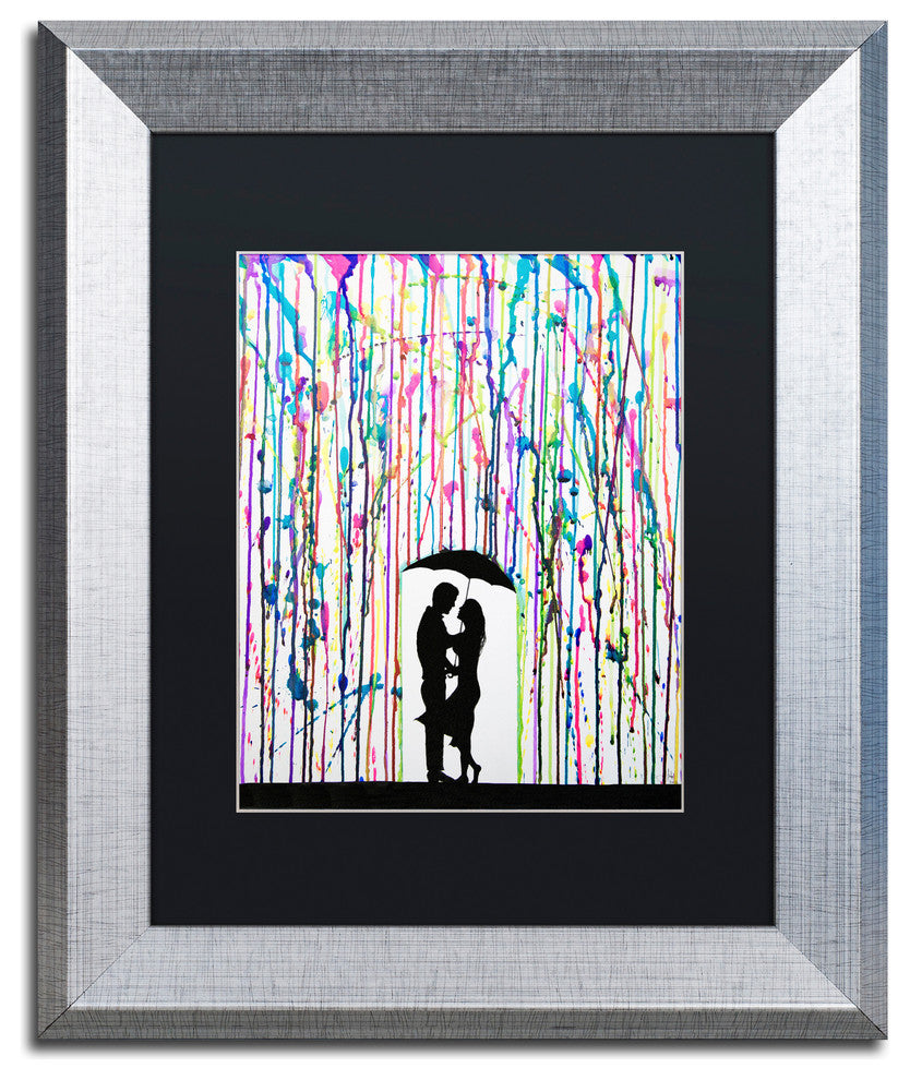 Marc Allante ''Precipice'' Art, Silver Frame, Black Mat, 14x11