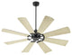 Quorum 30728-59 72"Patio Fan, Matte Black Finish