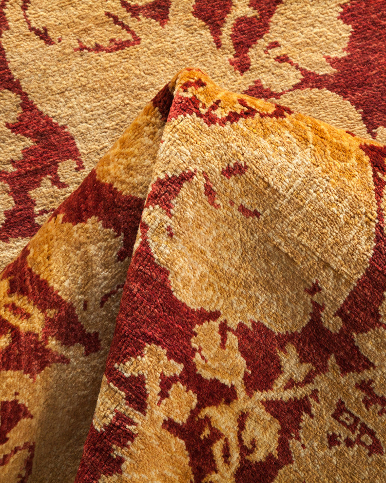 Mogul, One-of-a-Kind Hand-Knotted Runner Red, 2'8"x10'1"
