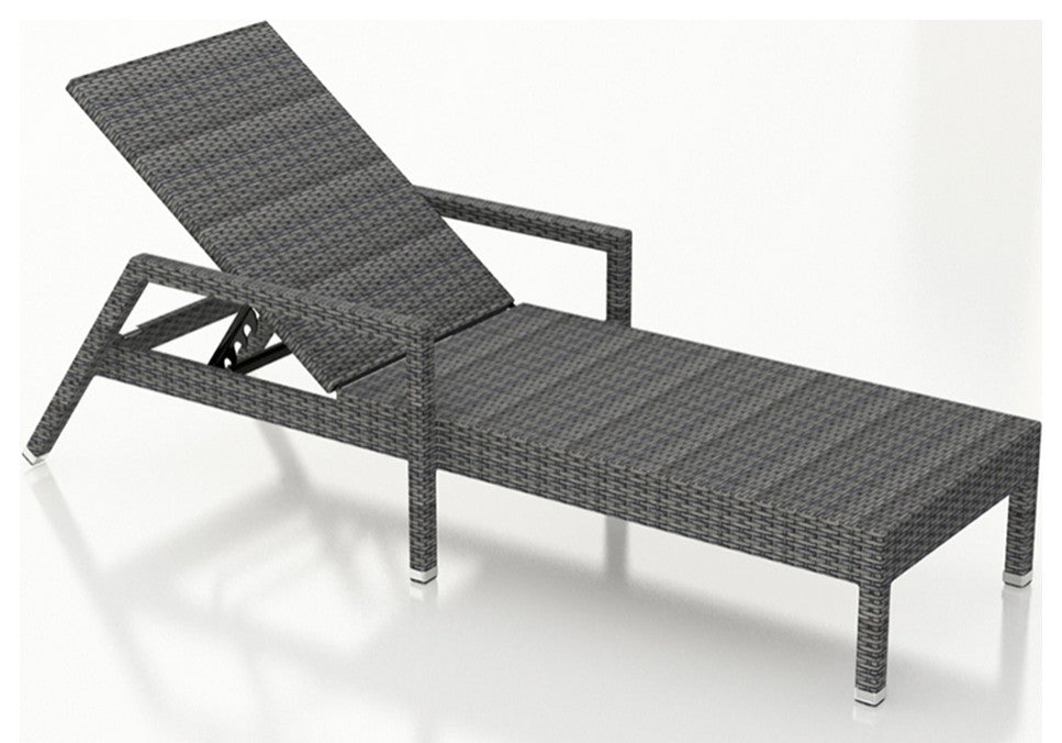 District 3 Piece Chaise Lounge Set, No Cushion