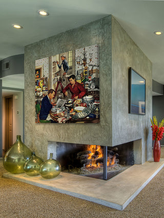 "Home Improvement" Painting Print on Canvas by Stevan Dohanos