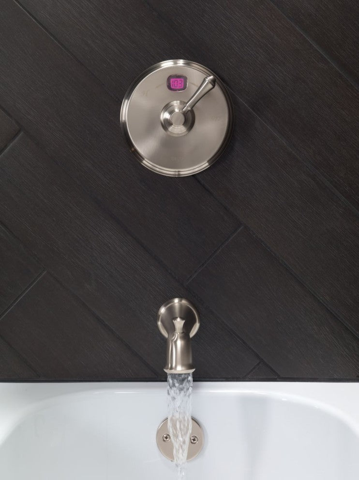 Delta Cassidy Tub and Shower Lever Handle, Brilliance Polished Nickel