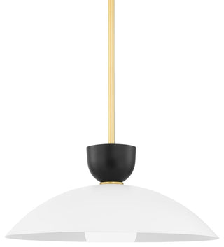 Whitley 1-Light Large Pendant Aged Brass
