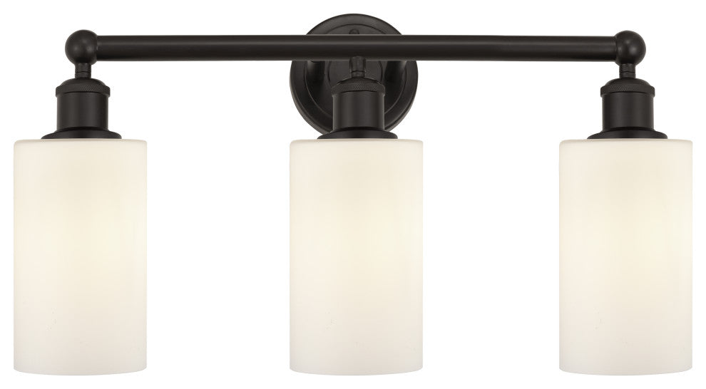 Innovations 616-3W-OB-G801 Clymer 3 Light Bath Vanity Light, Oil Rubbed Bronze