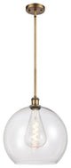Innovations 516-1S-BB-G122-14 1-Light Pendant, Brushed Brass
