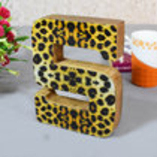 Handmade Eco-Friendly Wall Decor Alphabet Letter Block, 1.3x7.8x6.1