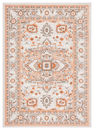 Safavieh Indoor-Outdoor Cabana Collection, CBN680 Rug, Beige/Orange, 3'x5'