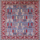 Ahgly Company Indoor Square Mid-Century Modern Area Rugs, 4' Square