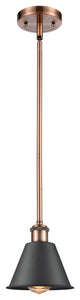 Innovations 516-1S-AC-M8-BK-LED 1-Light Mini Pendant, Antique Copper