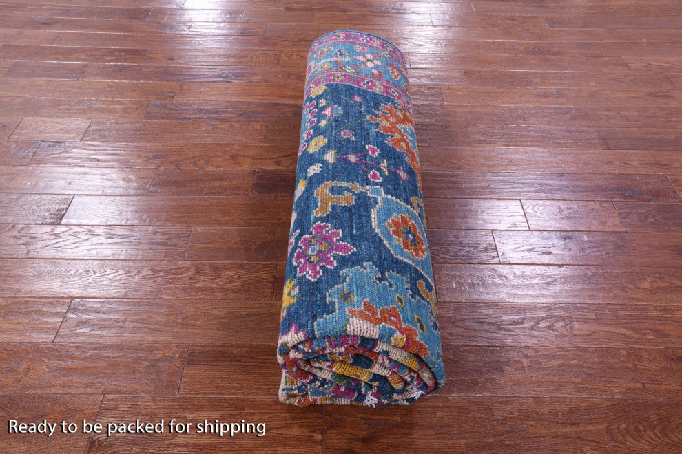 8' 0" X 10' 7" Turkish Oushak Handmade Wool Rug - Q15407
