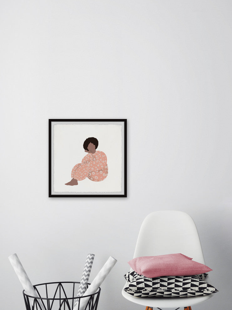 "I Just Found Myself" Framed Painting Print, 18x18