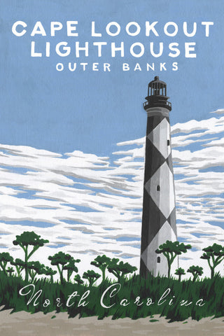 "Outer Banks" Painting Print on Wrapped Canvas, 24x36