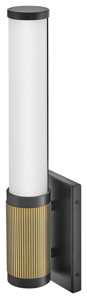 Hinkley Zevi Medium Led Vanity, Black