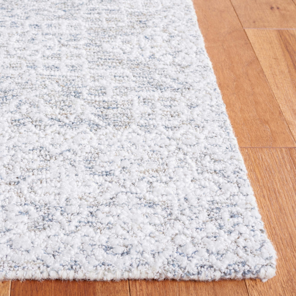 Safavieh Couture Ebony Collection EBN201 Rug, Grey/Ivory, 8'x10'