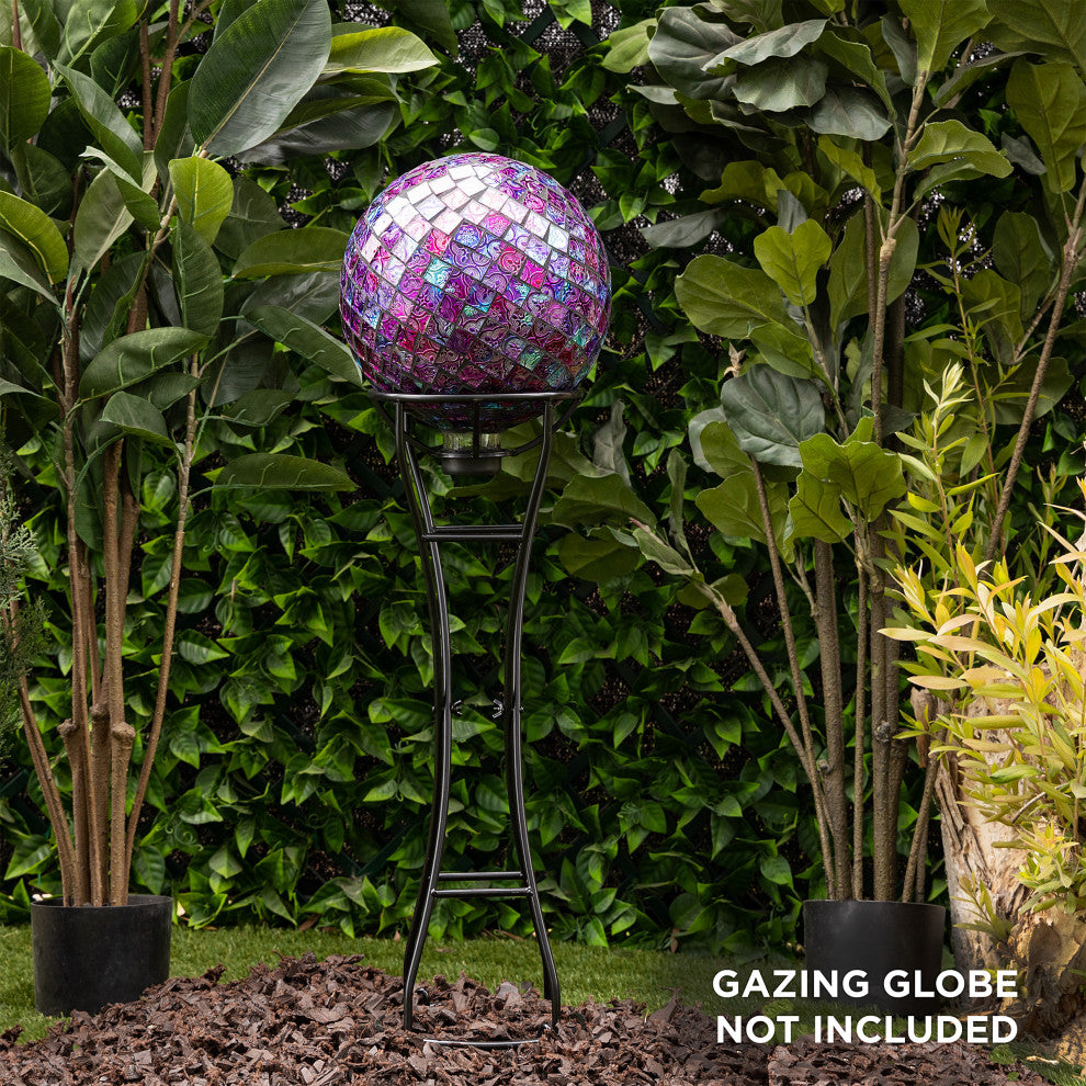 Alpine Gazing Globe Metal Stand, 24"Tall