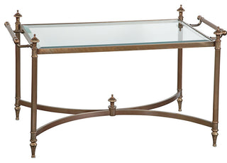 Hand-Cast Brass Cocktail Table