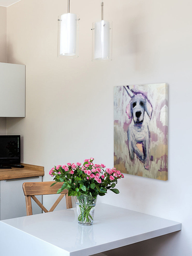 "Welcome Home" Painting Print on Wrapped Canvas, 24"x36"