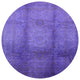Ahgly Company Indoor Round Mid-Century Modern Area Rugs, 5' Round