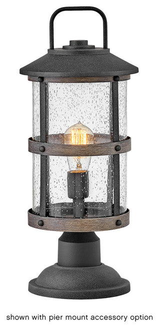 Hinkley Lakehouse Medium Post Top Or Pier Mount Lantern, Aged Zinc
