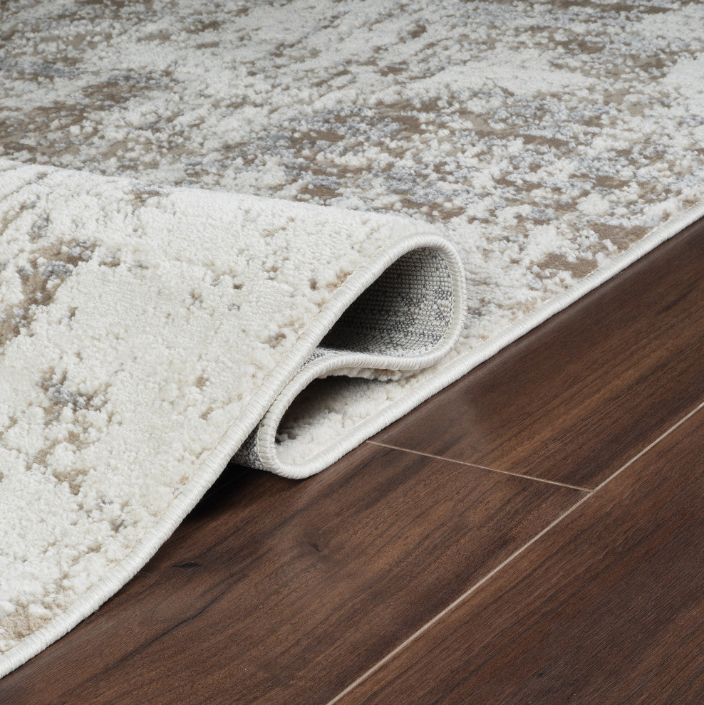 High-Low Arthur Beige/Ivory Rug