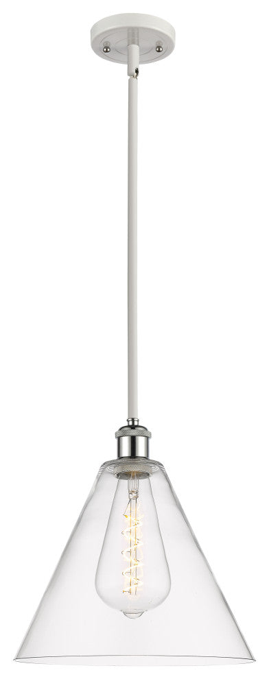 Innovations 516-1S-WPC-GBC-122-LED 1-Light Mini Pendant, White, Polished Chrome
