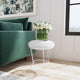 Allen Decorative Wire Accent Table, White