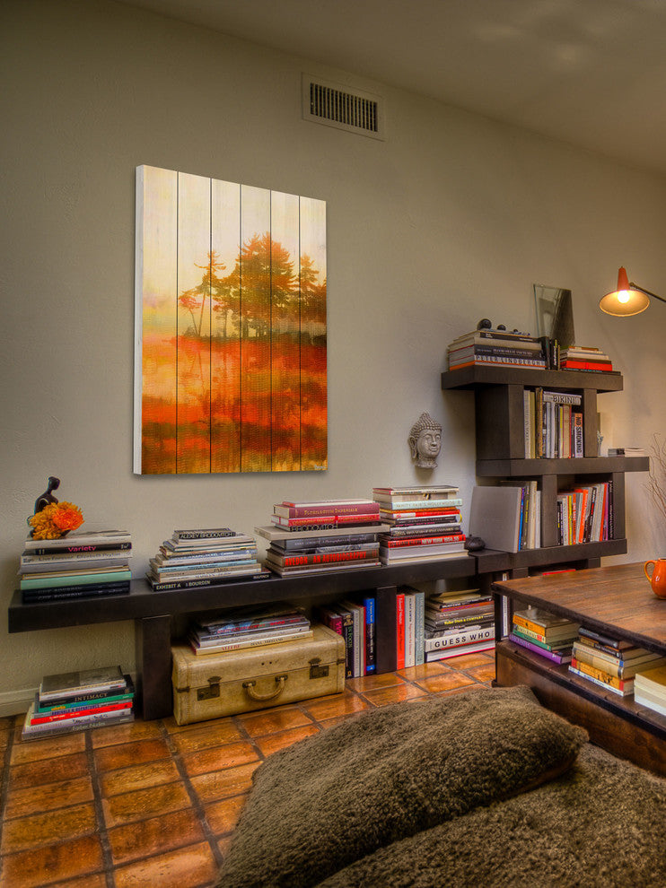 "Kamloops" Wall Art on Wood, 30"x45"