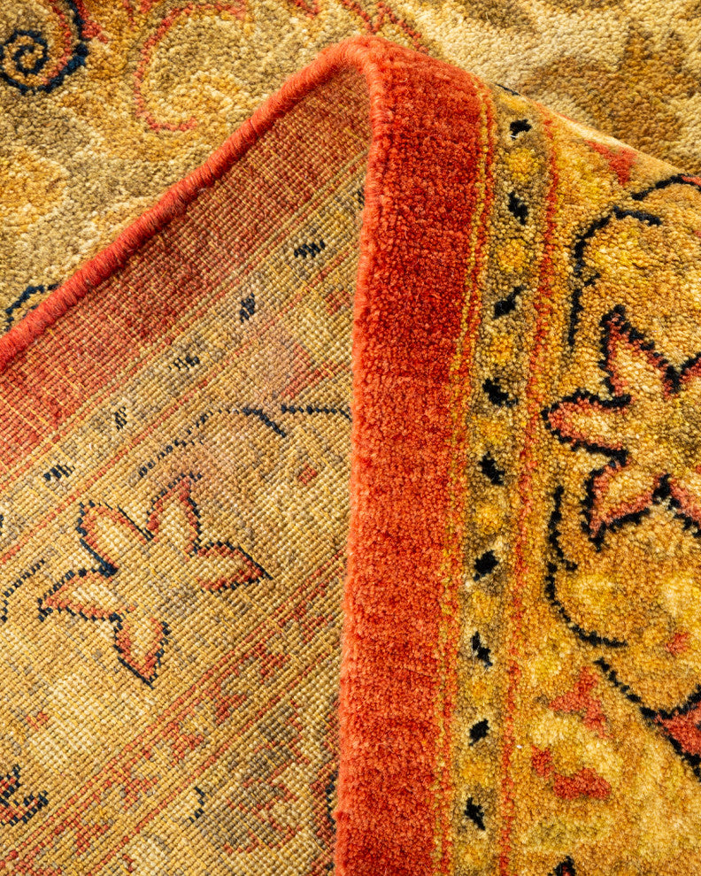Mogul, One-of-a-Kind Hand-Knotted Area Rug Orange, 8' 4" x 10' 1"