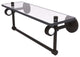 Clearview 16" Glass Shelf and Towel Bar and Dotted Accents, Oil Rubbed Bronze