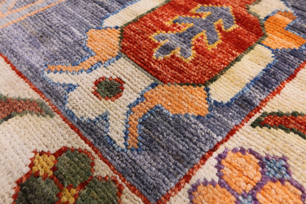 9' 9" X 13' 5" Turkish Oushak Hand Knotted Wool Rug - Q12405
