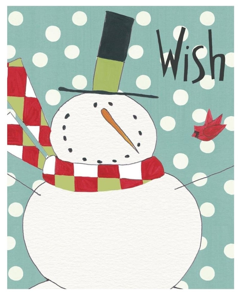 "Whimsy Winterland III" Digital Paper Print by Anne Tavoletti, 22"x26"