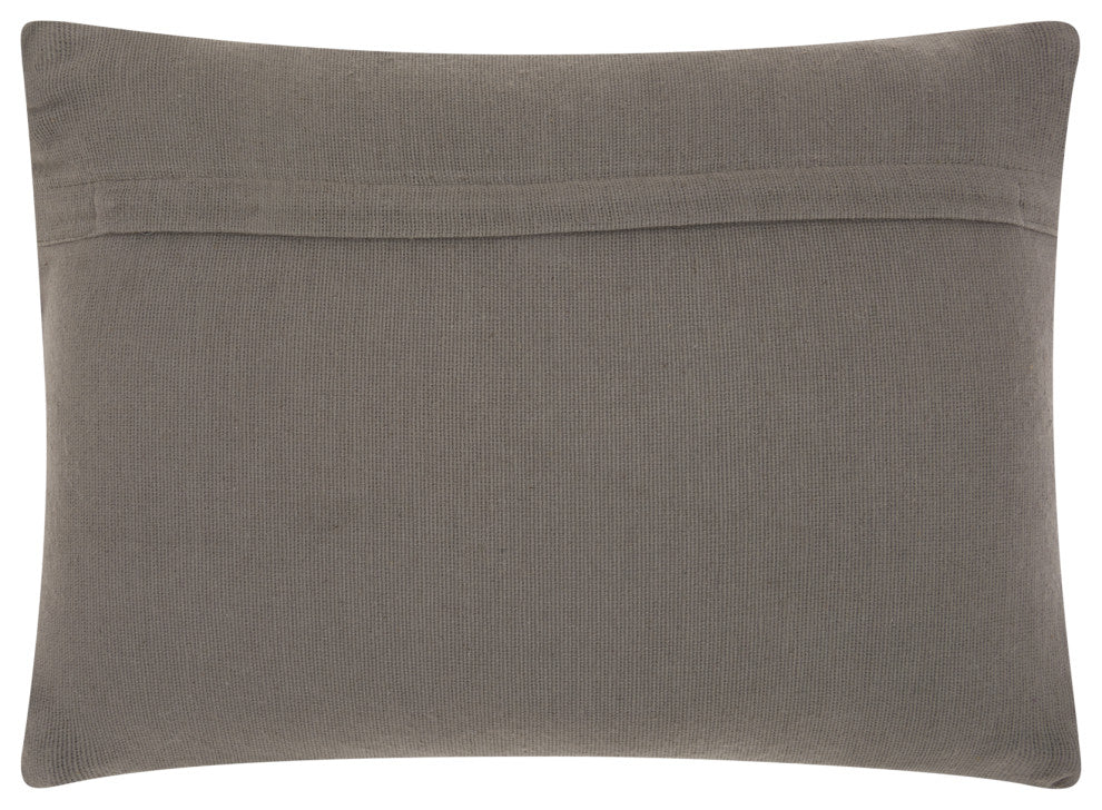 Mina Victory DC142 Throw Pillow, Light Grey, 14" x 20"