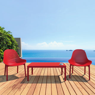 Compamia Sky Lounge 3-Piece Set, Red