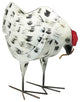 Metal Chicken with Worm Garden Statue