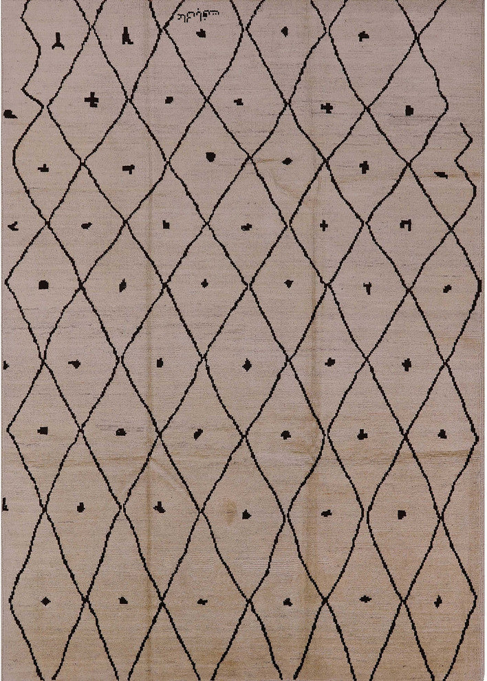 Ahgly Company Indoor Rectangle Mid-Century Modern Area Rugs, 7' x 9'