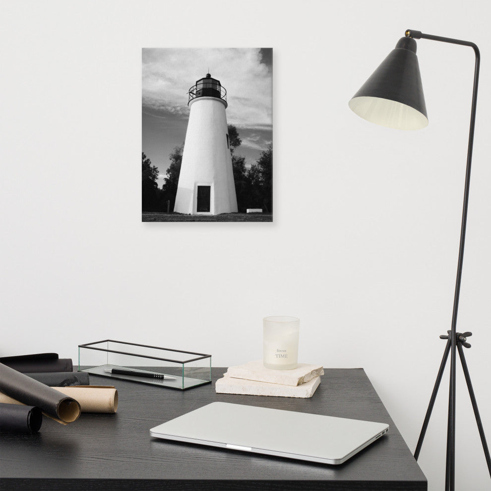 Touch the Sky Coastal Landscape Photo Canvas Wall Art Print, 12" X 16"
