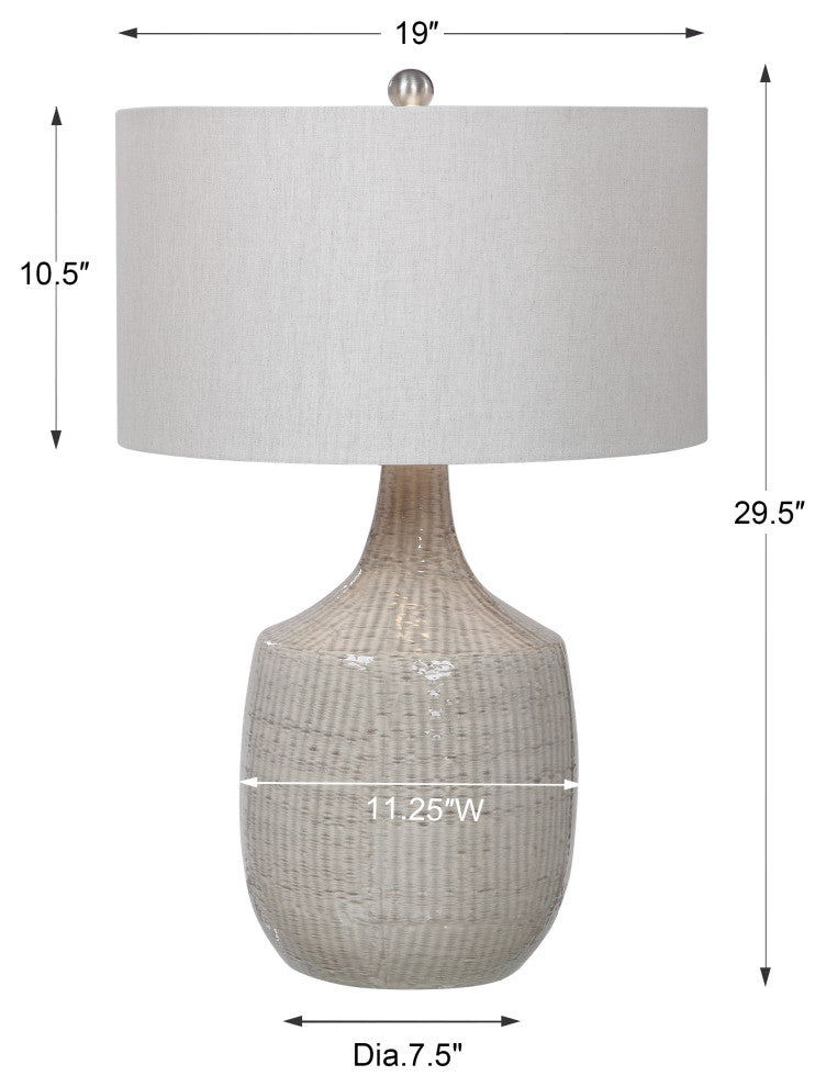 Uttermost Felipe Gray Table Lamp