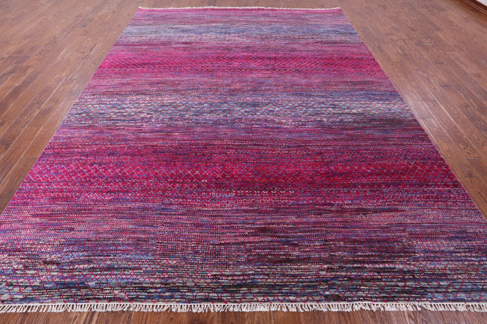 Savannah Grass Handmade Wool Rug 9' 2" X 12' 1" - Q13590